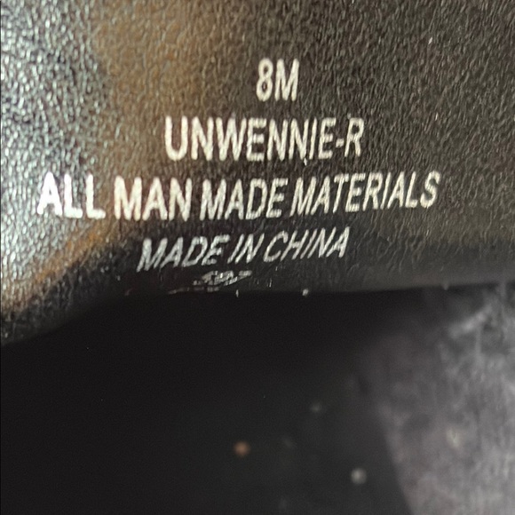 Unisa Black and White Flats with Chunky Sole - Picture 8 of 13